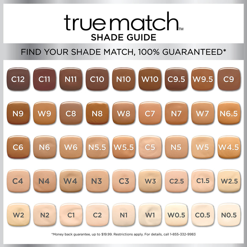 L'Oreal Paris True Match Liquid Foundation Makeup, C0.5 Fair Ivory, 1 fl oz - Old Version