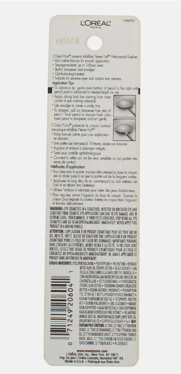 Loreal Paris Infallible Never Fail Eyeliner #521 Slate