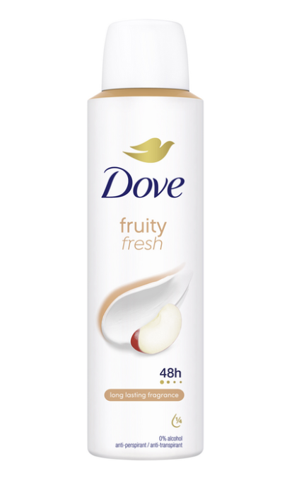 Dove Fruity Fresh 48h Antiperspirant Deodorant Spray 150 ML (3 Pack)