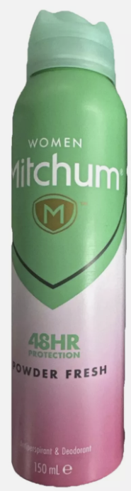 Mitchum 48HR Women Powder Fresh Antiperspirant & Deodorant Spray 150ML