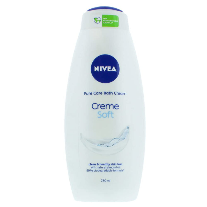 NIVEA 750ML BATH CREME SOFT