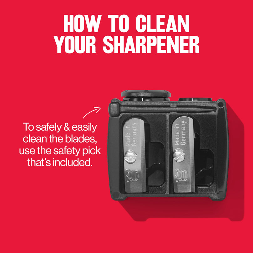 Revlon Universal Points Dual Hole Cosmetic Pencil Sharpener for Eyeliner & Lip Liner Pencils, 1 count