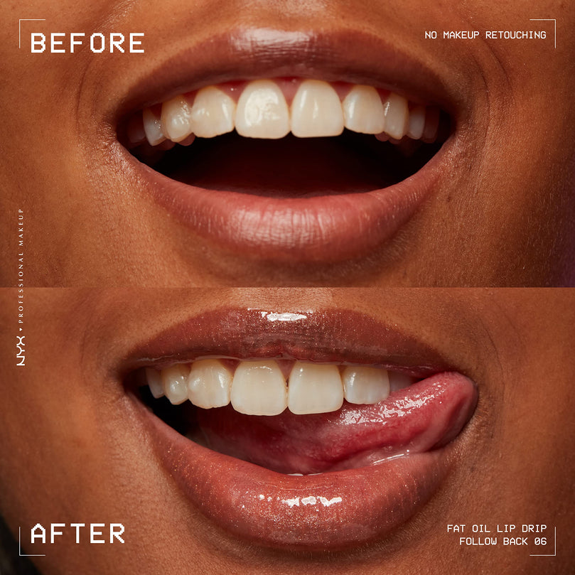 NYX Professional Makeup Fat Oil Lip Drip Hydrating Lip Gloss, Follow Back