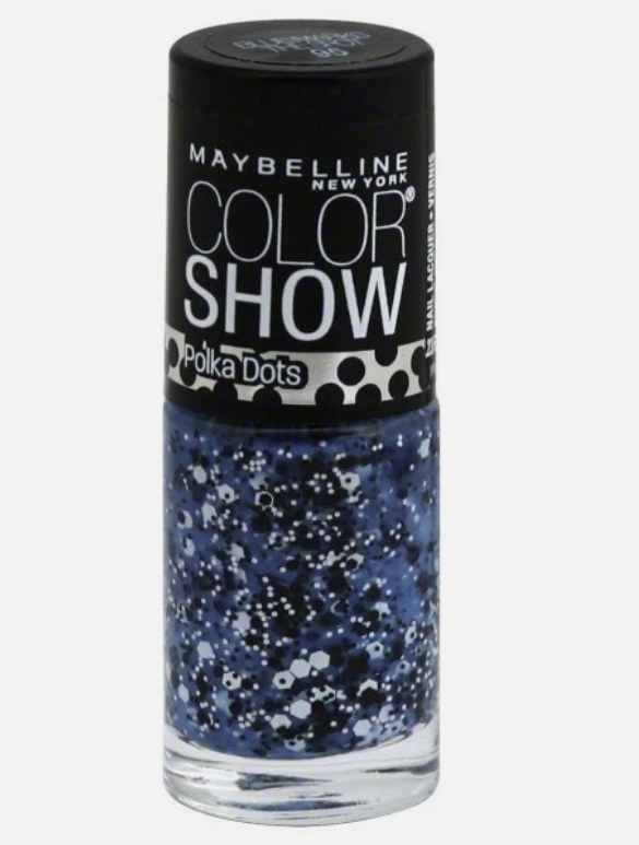 Maybelline Color Show Nail Polish Lacquer #95 Blue Marks The Spot