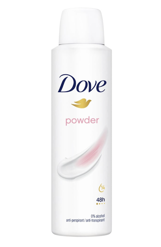 Dove Anti Perspirant Deodorant 48h Powder Spray 150 ml (3 PACK)