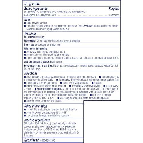 Coppertone SPORT Sunscreen Spray SPF 100, Water Resistant, Continuous Spray Sunscreen, Broad Spectrum SPF 100 Sunscreen, 5.5 Oz Spray