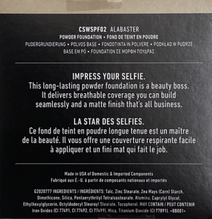 NYX Can't Stop Won't Stop Powder Foundation - Alabaster