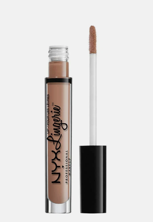 NYX PROFESSIONAL MAKEUP Lip Lingerie Matte Liquid Lipstick - Dusk To Dawn (Warm Beige Nude)