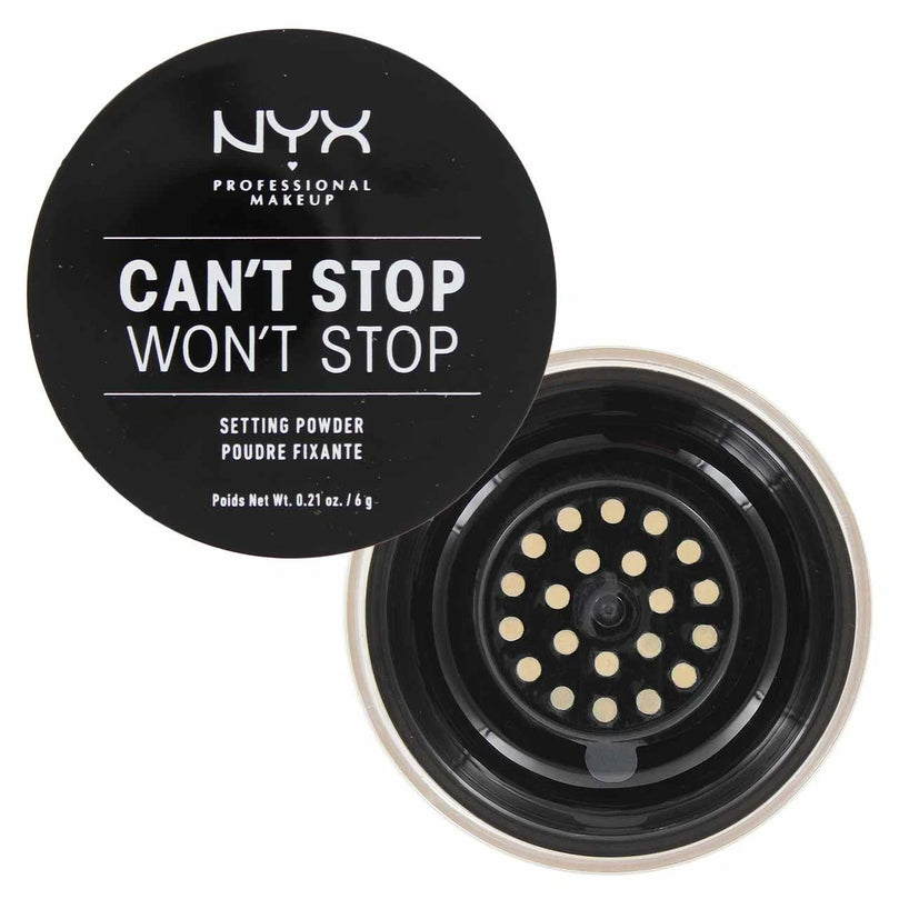 NYX PROFESSIONAL MAKEUP Can't Stop Won't Stop Loose Setting Powder - Light Medium (0.21 oz)
