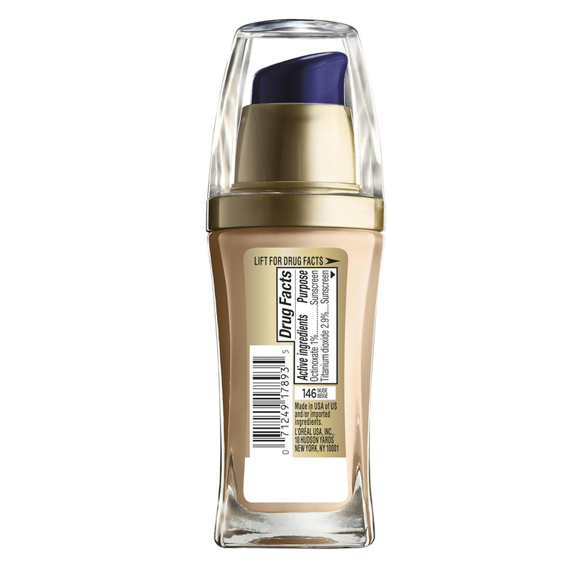 Loreal Visible Lift Serum Absolute Makeup 146 Nude Beige 1 fl oz (30 ml)
