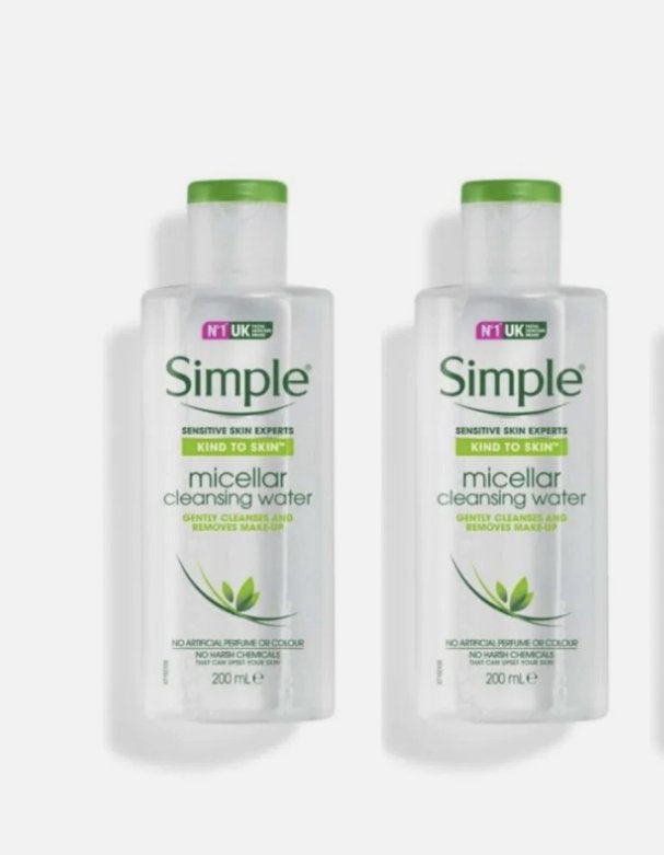 Simple Kind to Skin Micellar Cleansing Water, 200 ml/6.8 oz - Pack of 6