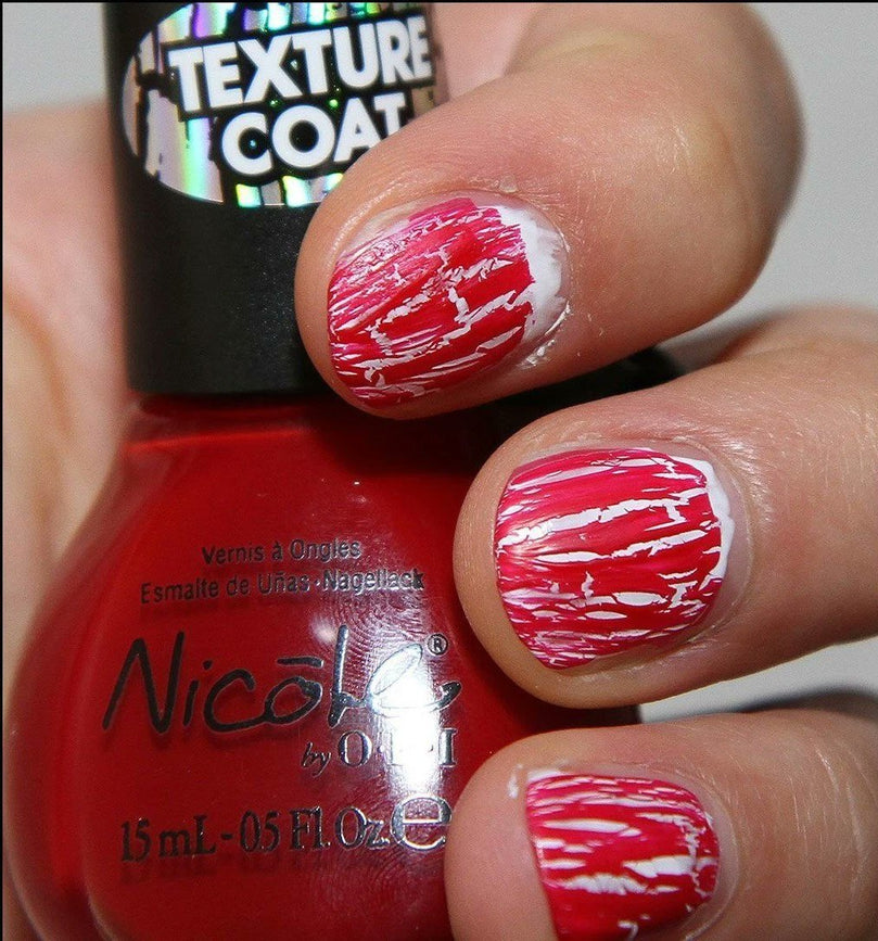 OPI Nicole Nail Lacquer NI377 Red Textured Nail Polish