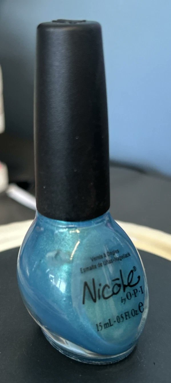 OPI Nicole by OPI Nail Lacquer, Blue Lace, 0.5 fl oz