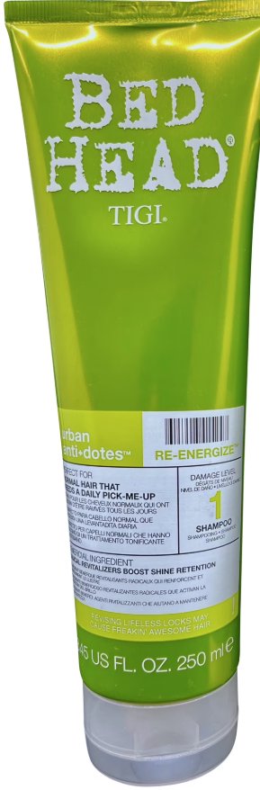 Tigi Bed Head Urban Antidotes Re-Energize Shampoo 8.45 Oz & Conditioner 6.76 Oz Set