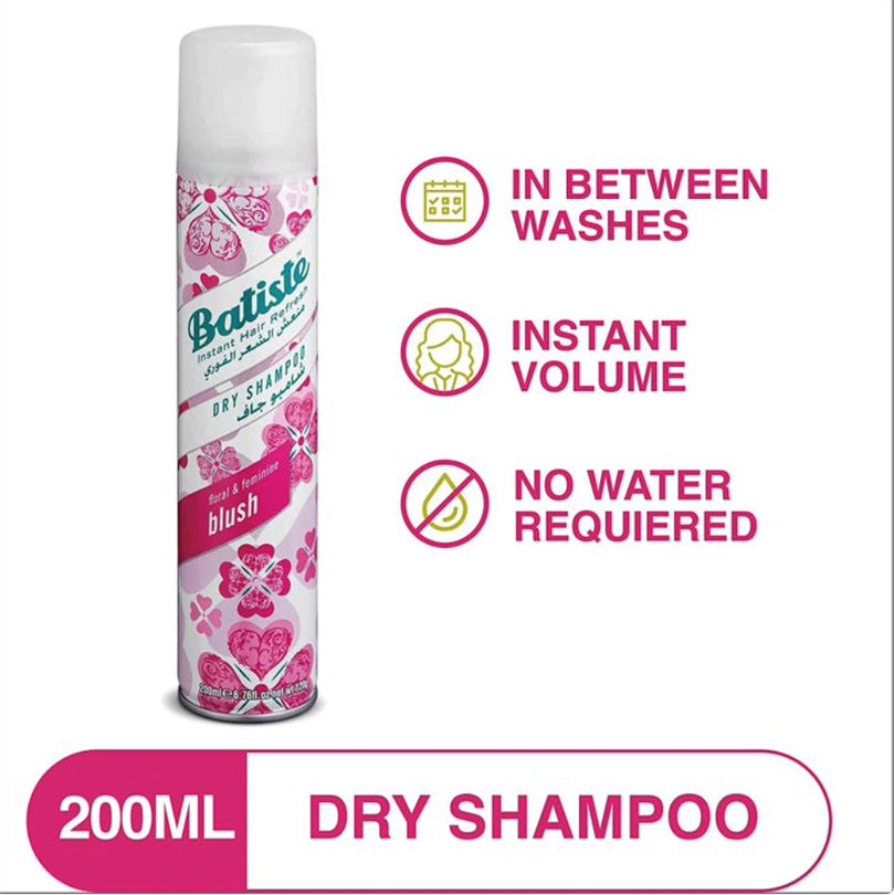 Batiste Dry Shampoo Blush - 6.73 oz Bottles (Pack of 6)