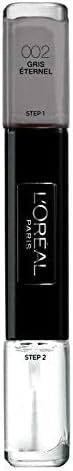 Loreal Infallible Gel Effect Nail Polish & Top Coat Duo 002 Gris Eternal