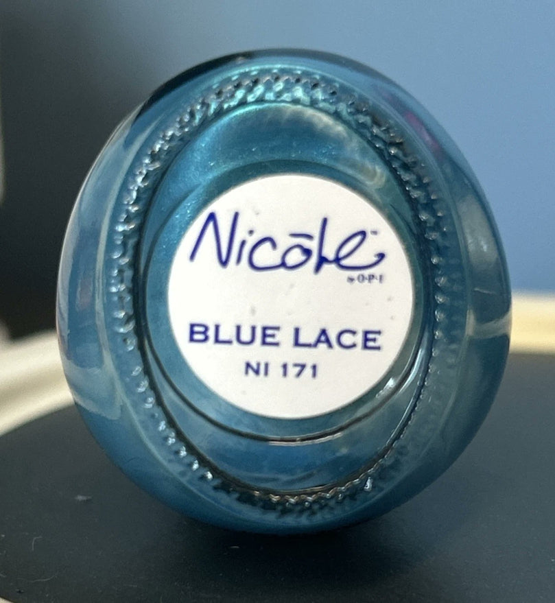OPI Nicole by OPI Nail Lacquer, Blue Lace, 0.5 fl oz