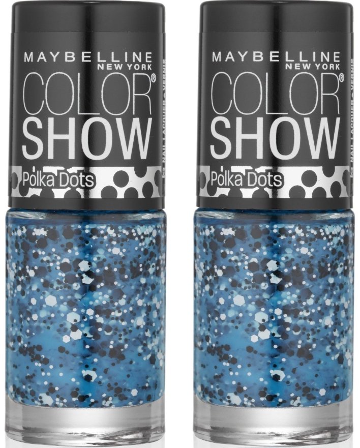 Maybelline Color Show Nail Lacquer - 95 Blue Marks The Spot - 0.23 oz (2 Pack)
