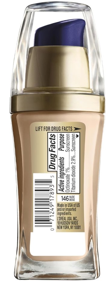 Loreal Visible Lift Serum Absolute Makeup 146 Nude Beige 1 fl oz (30 ml)