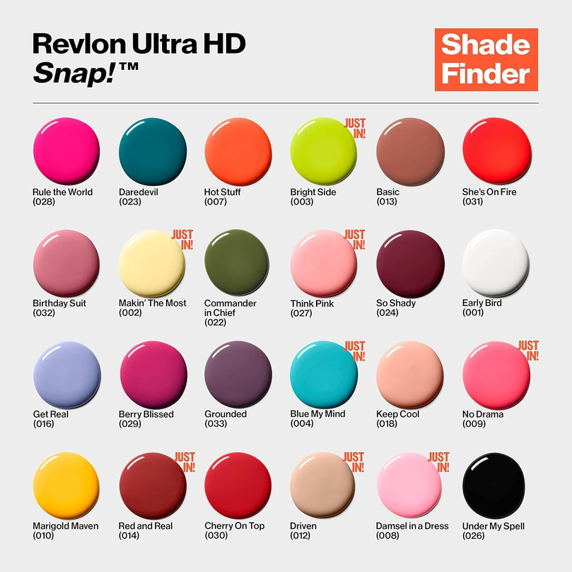 Revlon Ultra HD Snap Vegan Glossy Nail Polish 010 Marigold Maven 0.27 fl oz