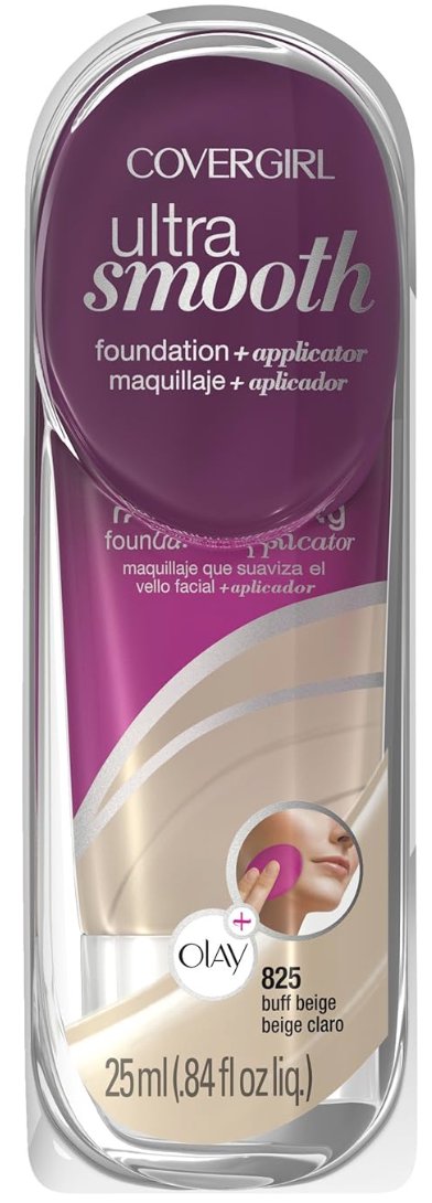 Covergirl Ultra Smooth Foundation + Applicator 825 Buff Beige