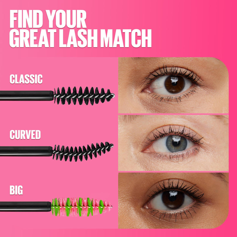 Maybelline Great Lash Waterproof Mascara - Very Black - 2 Pack
