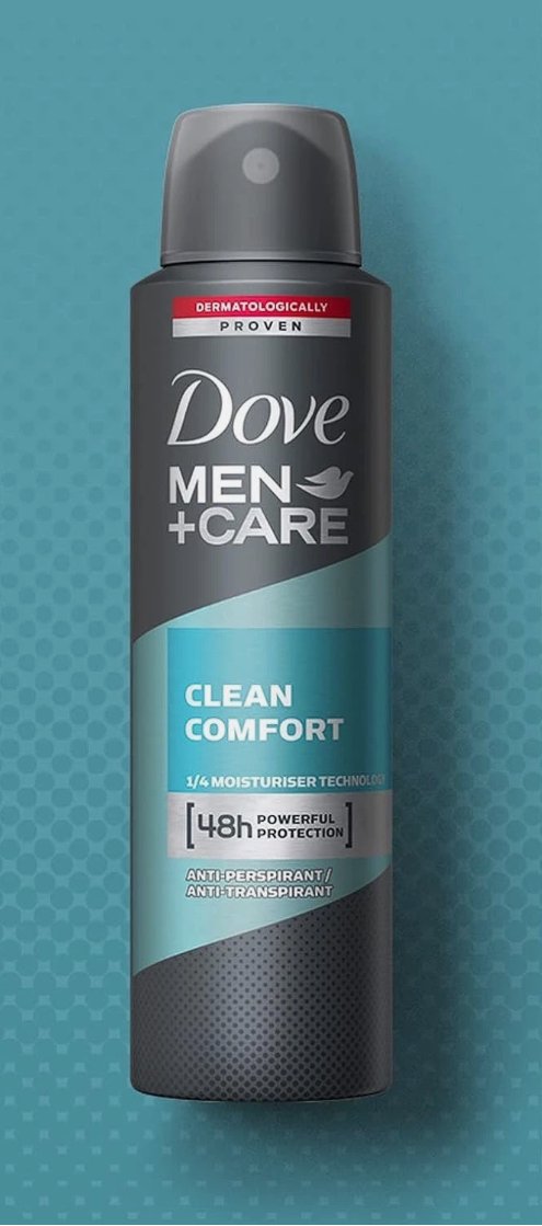 Dove Men+Care Clean Comfort Deodorant Body Spray 150ml