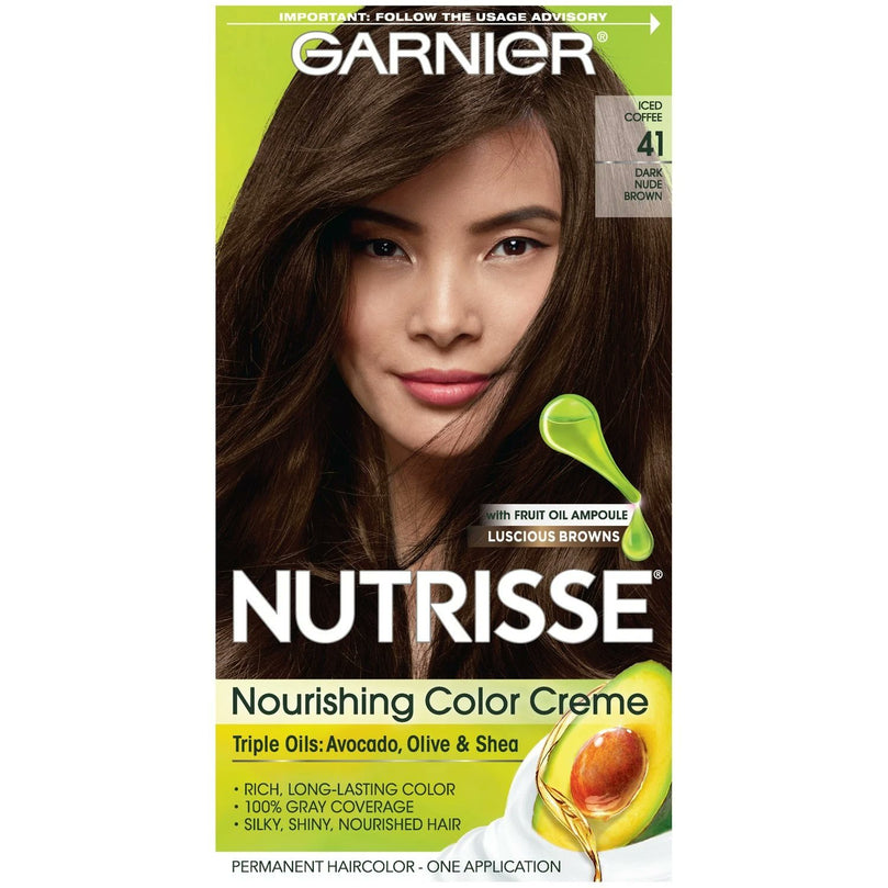 Garnier Nutrisse Nourishing Color Creme 41 Dark Nude Brown