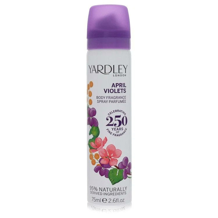 Yardley Body Spray April Violets 2.6 Oz