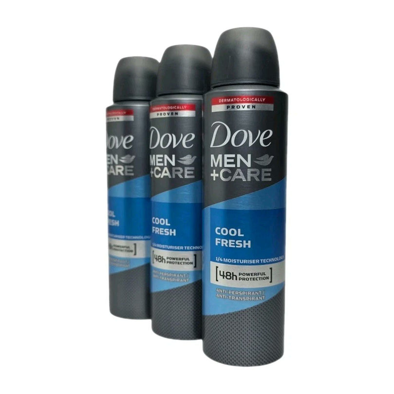 Dove Cool Fresh Deodorant Spray for Men, Pack of 3