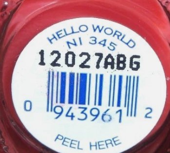OPI Nicole Nail Lacquer NI345 Hello World 0.5 fl oz