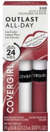 CoverGirl Outlast All Day Lipcolor 530 Dusty Rose 0.06 Fl Oz