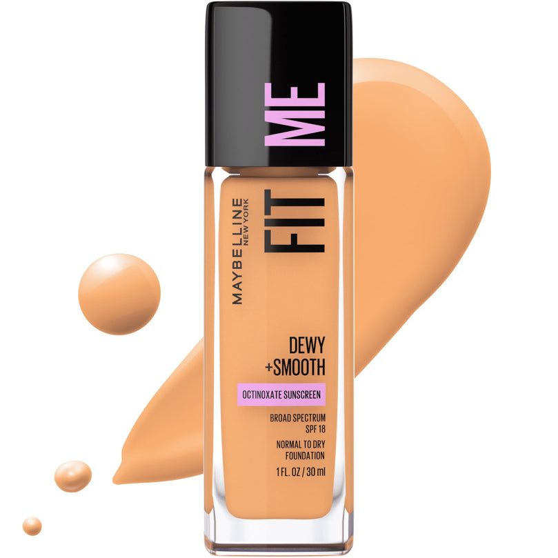 Maybelline Fit Me Hydrate + Smooth Foundation- 240 Golden Beige 1 fl oz