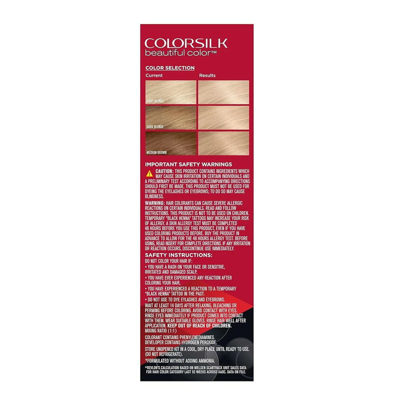 Revlon Colorsilk Beautiful Color Permanent Hair Color 51 Light Brown