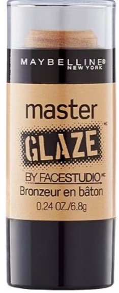 maybelline new york face studio master glaze glisten blush stick - warm nude (pack of 2)