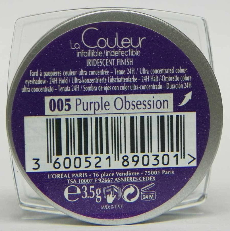 Loreal Color Infallible Eyeshadow 005 Purple Obsession