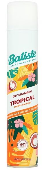 Batiste Dry Shampoo Tropical Coconut Instant Hair Refresh 350mL (Pack of 2)