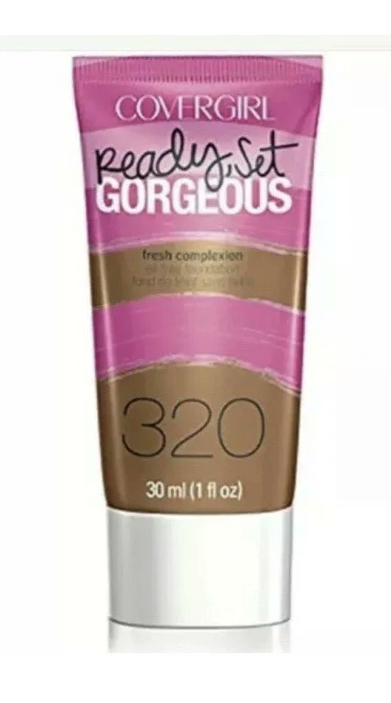 COVERGIRL Ready Set Gorgeous Foundation Soft Sable 320, 1 oz (packaging may vary)