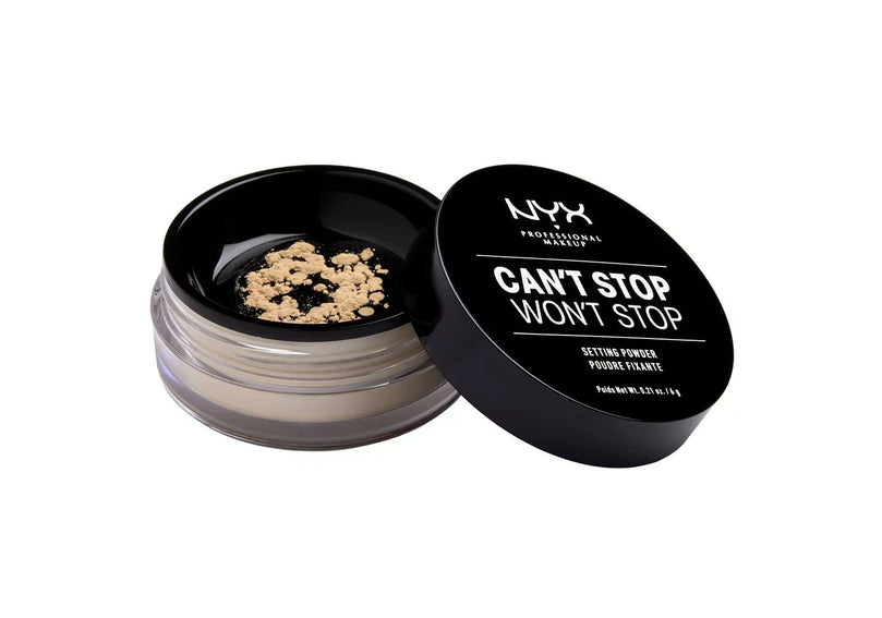 NYX PROFESSIONAL MAKEUP Can't Stop Won't Stop Loose Setting Powder - Light Medium (0.21 oz)
