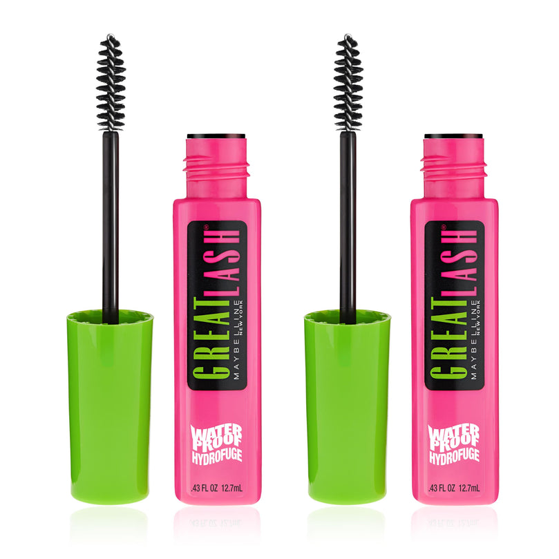Maybelline Great Lash Waterproof Mascara - Very Black - 2 Pack