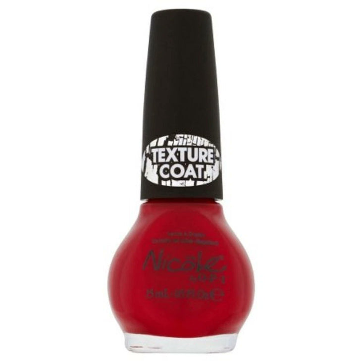 OPI Nicole Nail Lacquer NI377 Red Textured Nail Polish