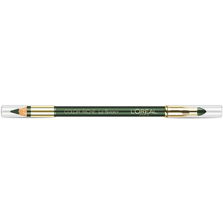 L'Oreal Color Riche Le Smoky Eyeliner Pencil with Smudger 209 Antique Green