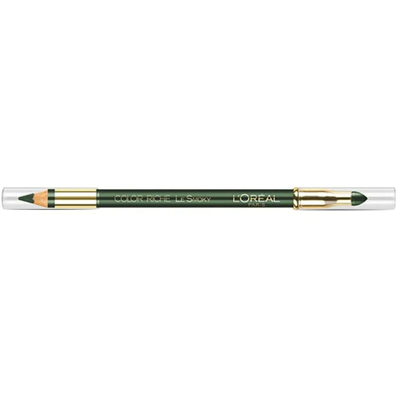 L'Oreal Color Riche Le Smoky Eyeliner Pencil with Smudger 209 Antique Green