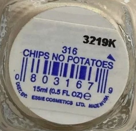 ESSIE NAIL LACQUER POLISH 316 Chips No Potatoes
