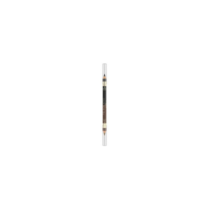 L'oreal Color Riche Duo Black Eyeliner Pencil And Brown Eyebrow Pencil 2in1