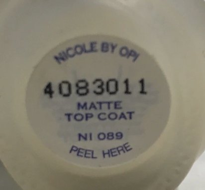 OPI Nicole Nail Lacquer Matte Top Coat 0.5 fl oz