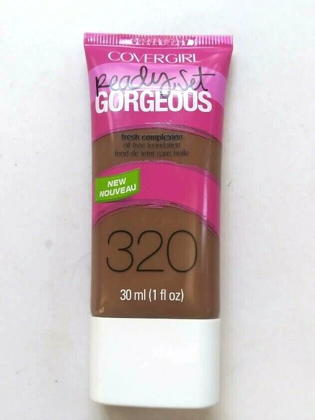 COVERGIRL Ready Set Gorgeous Foundation Soft Sable 320, 1 oz (packaging may vary)