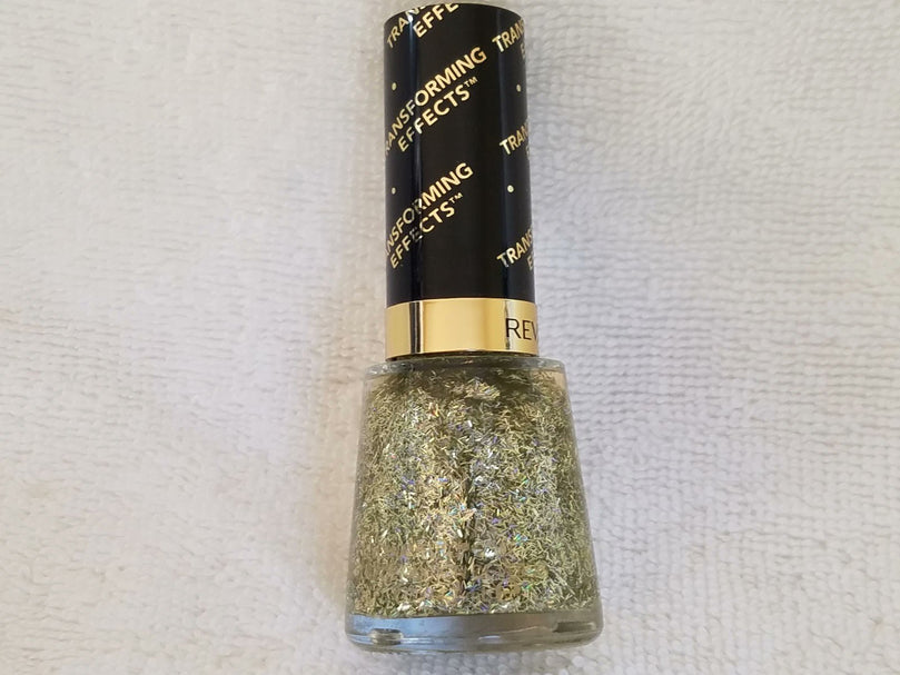 Revlon Transforming Effects Top Coat 735 Golden Confetti 0.5 Fl Oz