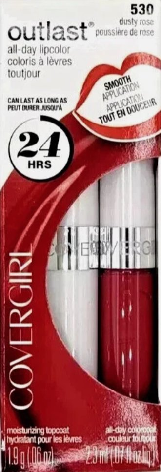 CoverGirl Outlast All Day Lipcolor 530 Dusty Rose 0.06 Fl Oz