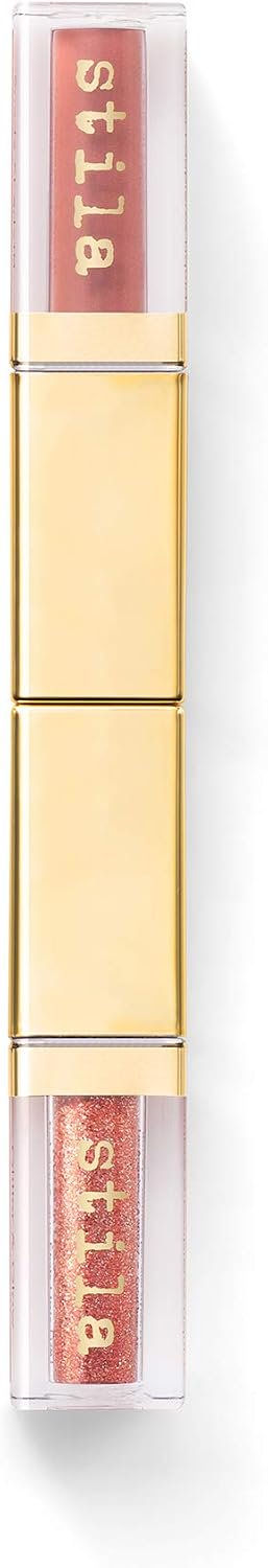 Stila Double Dip Suede Shade Glitter & Glow Liquid Eyeshadow - Hot Tamale